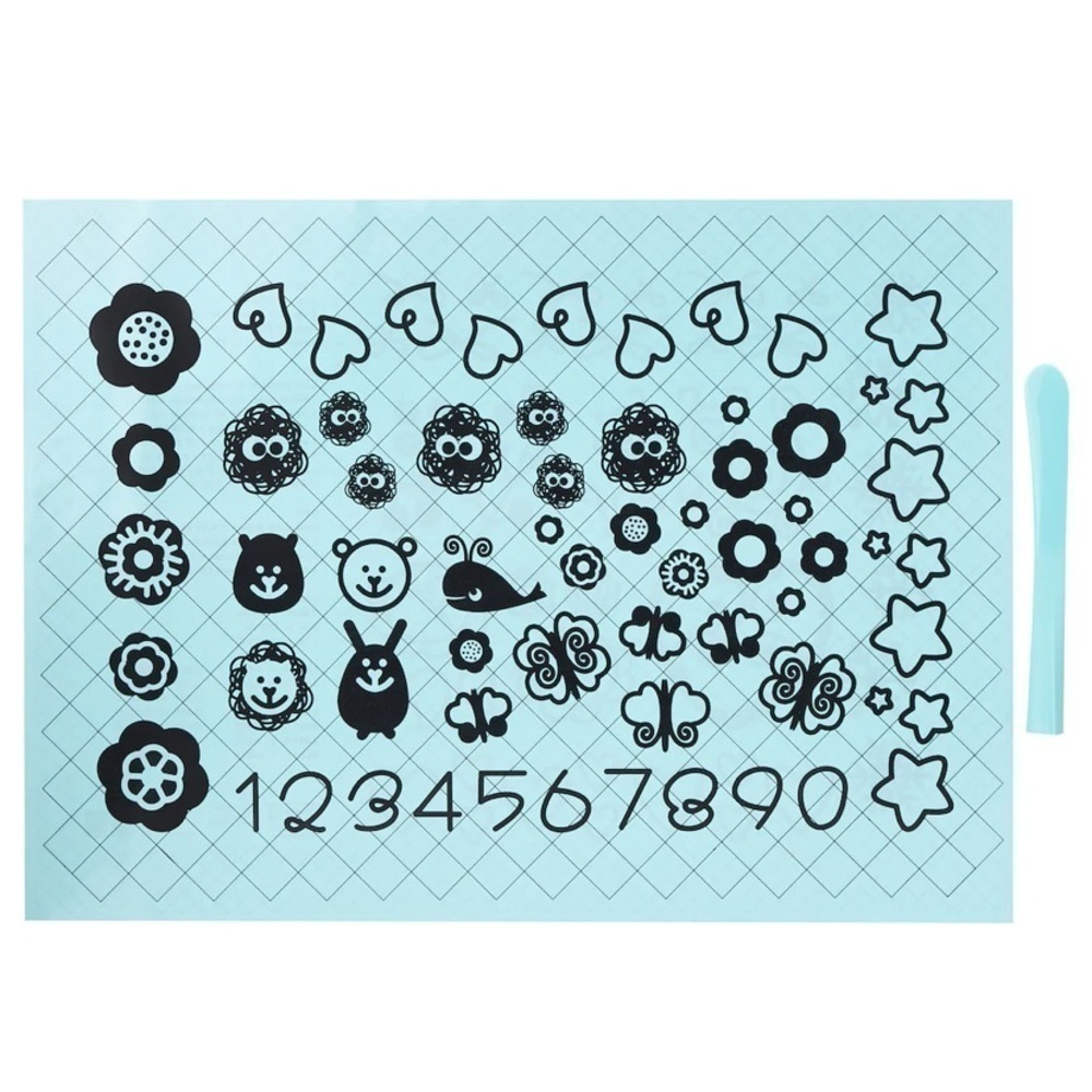 IKEA Sockeraka Baking mat and knife Blue  NWT